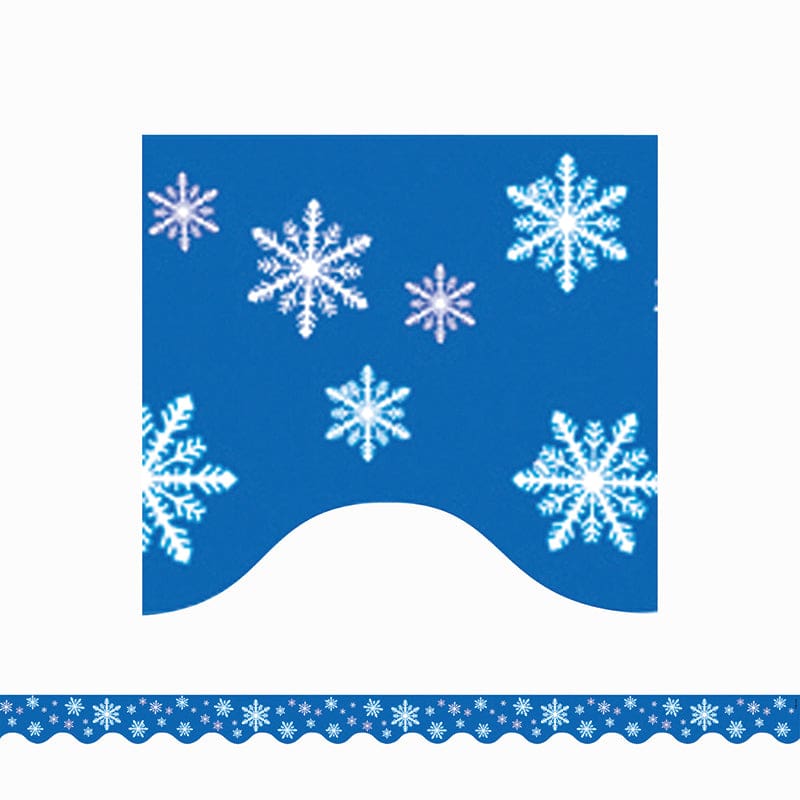 Snowflakes Border Trim (Pack of 10) - Holiday/Seasonal - Teacher Created Resources