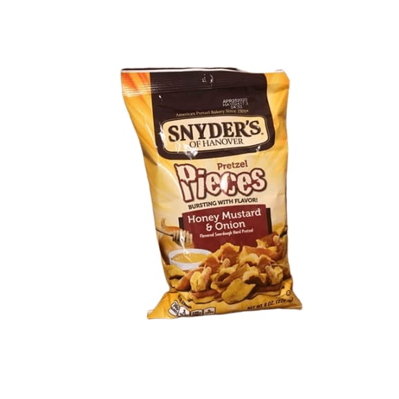 Snyder's of Hanover Honey Mustard & Onion Pretzel Pieces, 8 oz - ShelHealth.Com