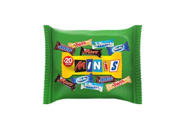 MIXED MINIS Variety Pack with Chocolate Bars 14.1 oz (400 g) - MIXED