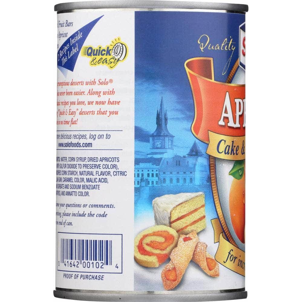 Solo Solo Apricot Cake & Pastry Filling, 12 oz