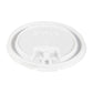 SOLO Lift Back And Lock Tab Lids For Paper Cups Fits 10 Oz To 24 Oz Cups White 100/sleeve 10 Sleeves/carton - Food Service - SOLO®