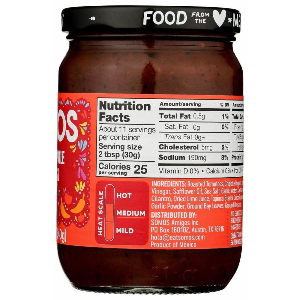 SOMOS Grocery > Salsas SOMOS: Smoky Chipotle Red Salsa, 12 oz