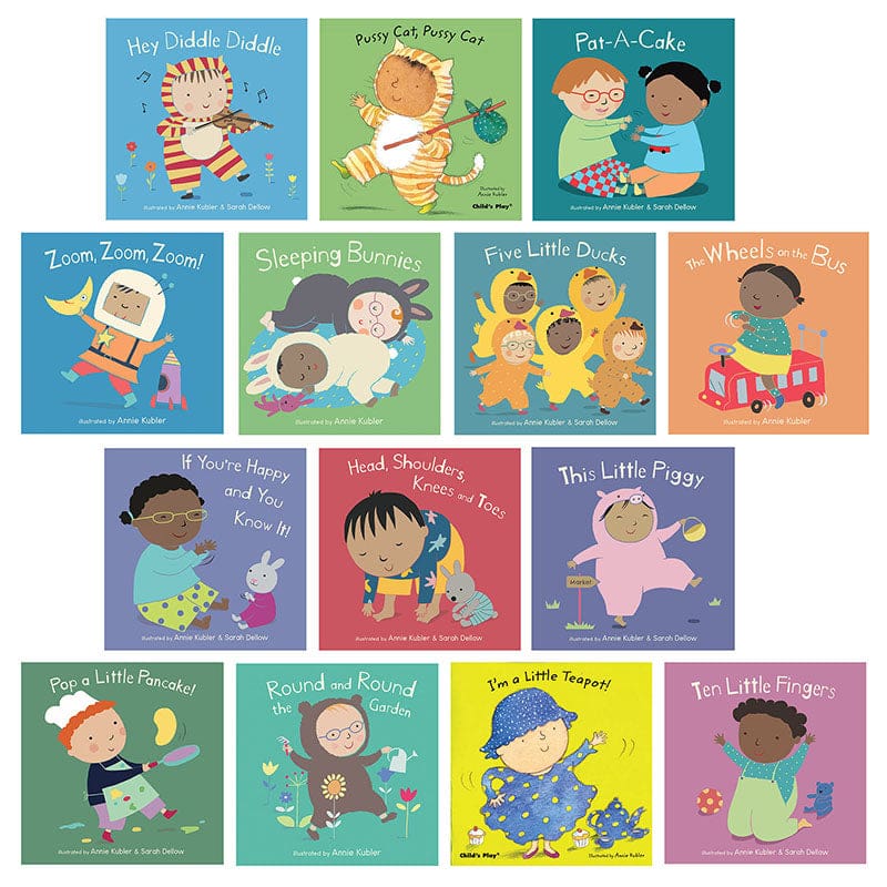 Songs And Rhymes Collection Set 2 - 14 Baby Board Books - Classics - Childs Play Books