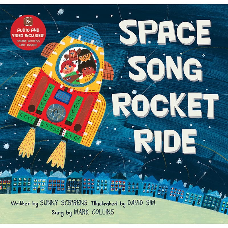 Space Song Rocket Ride Book (Pack of 6) - Book With Cassette/CD - Barefoot Books