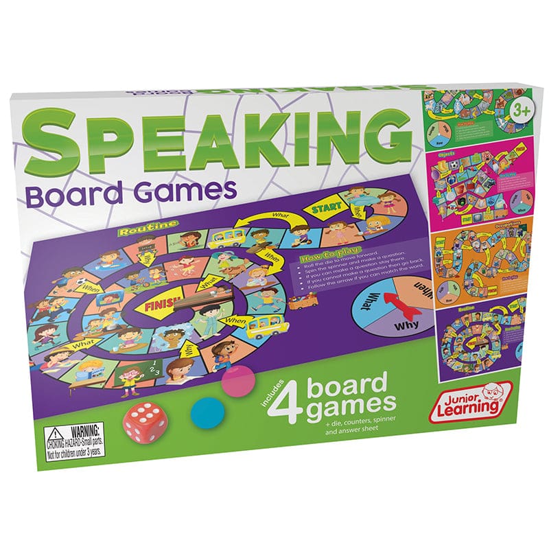 Speaking Board Games (Pack of 2) - Language Arts - Junior Learning