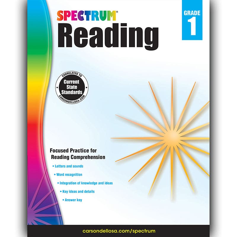 Spectrum Reading Gr 1 (Pack of 6) - Reading Skills - Carson Dellosa Education