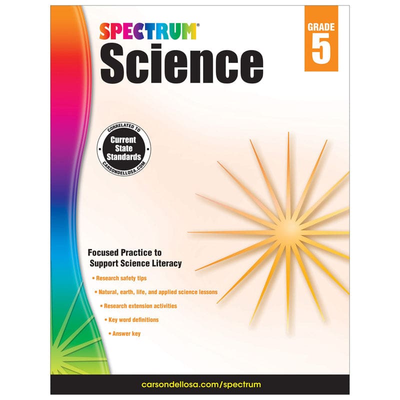 Spectrum Science Gr 5 (Pack of 6) - Activity Books & Kits - Carson Dellosa Education