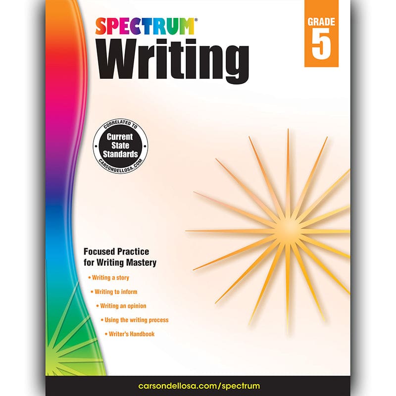 Spectrum Writing Gr 5 (Pack of 6) - Writing Skills - Carson Dellosa Education