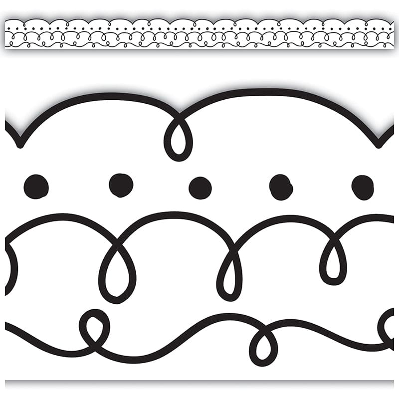 Squiggles And Dots Die-Cut Border (Pack of 10) - Border/Trimmer - Teacher Created Resources