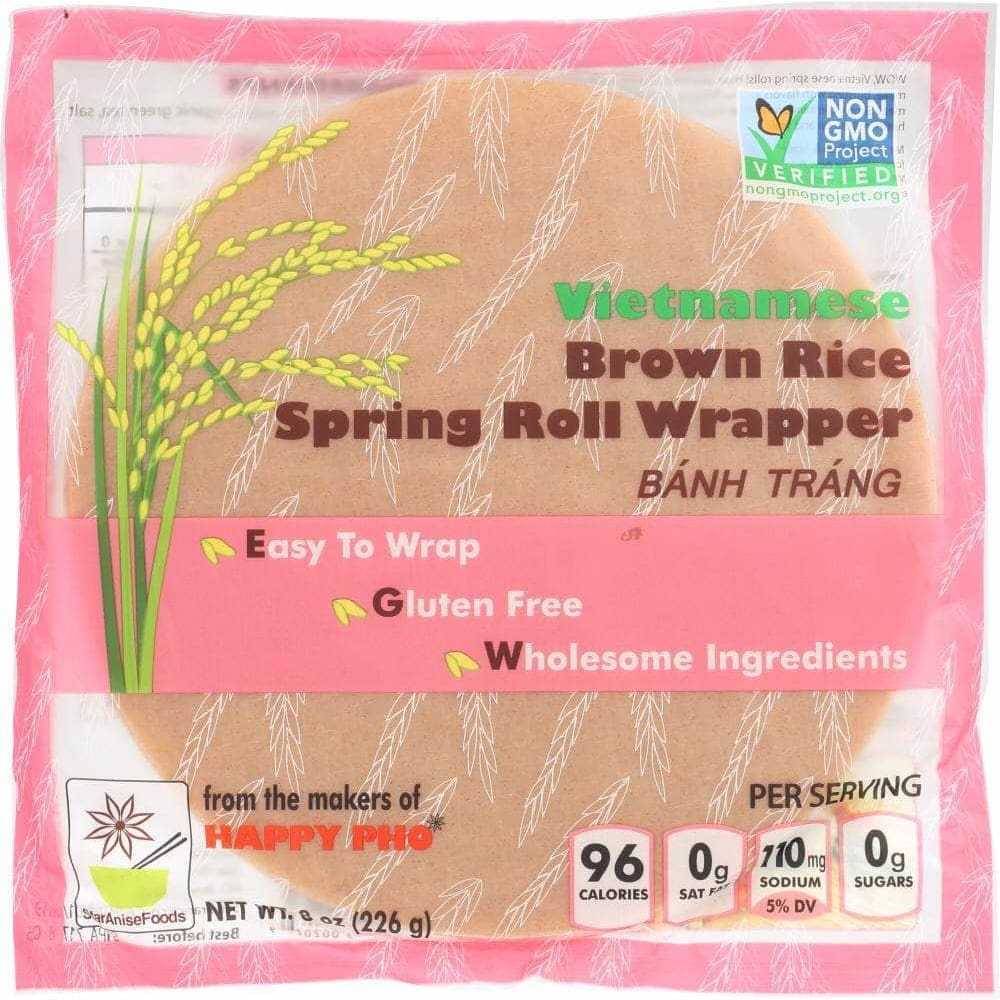 Star Anise Foods Star Anise Foods Vietnamese Brown Rice Spring Roll Wrapper, 8 Oz