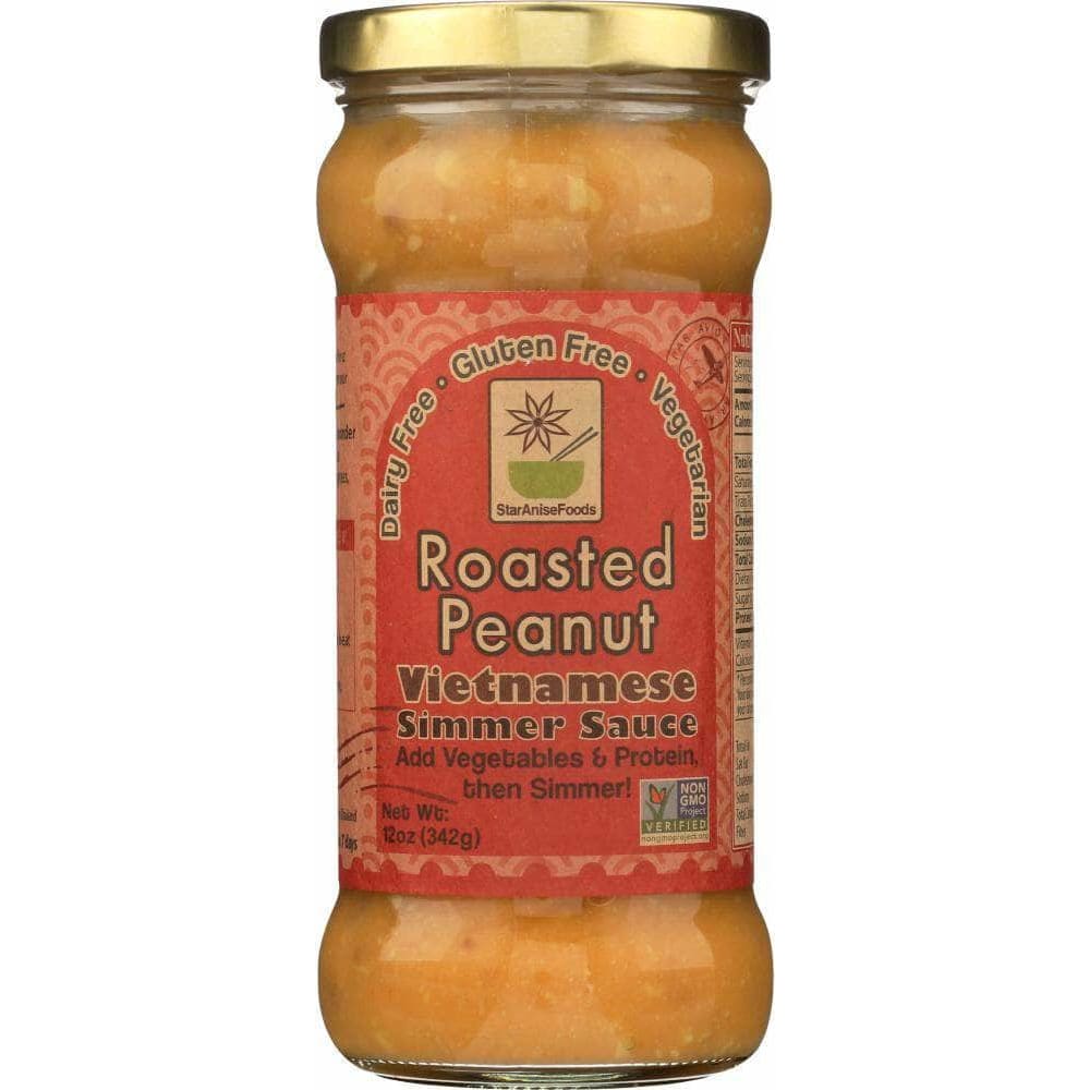 Star Anise Foods Star Anise Vietnamese Roasted Peanut Simmer Sauce, 12 oz