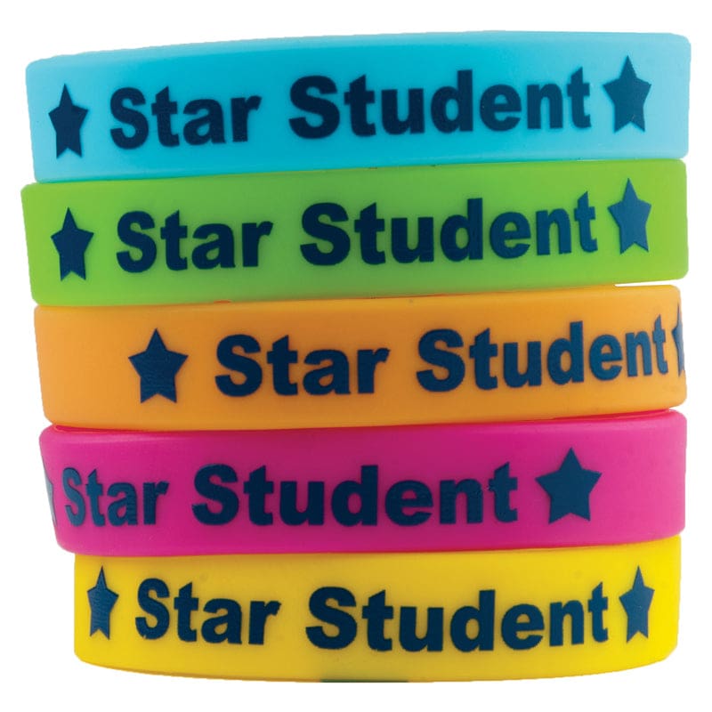 Star Student Wristbands 10/Pk (Pack of 10) - Novelty - Teacher Created Resources