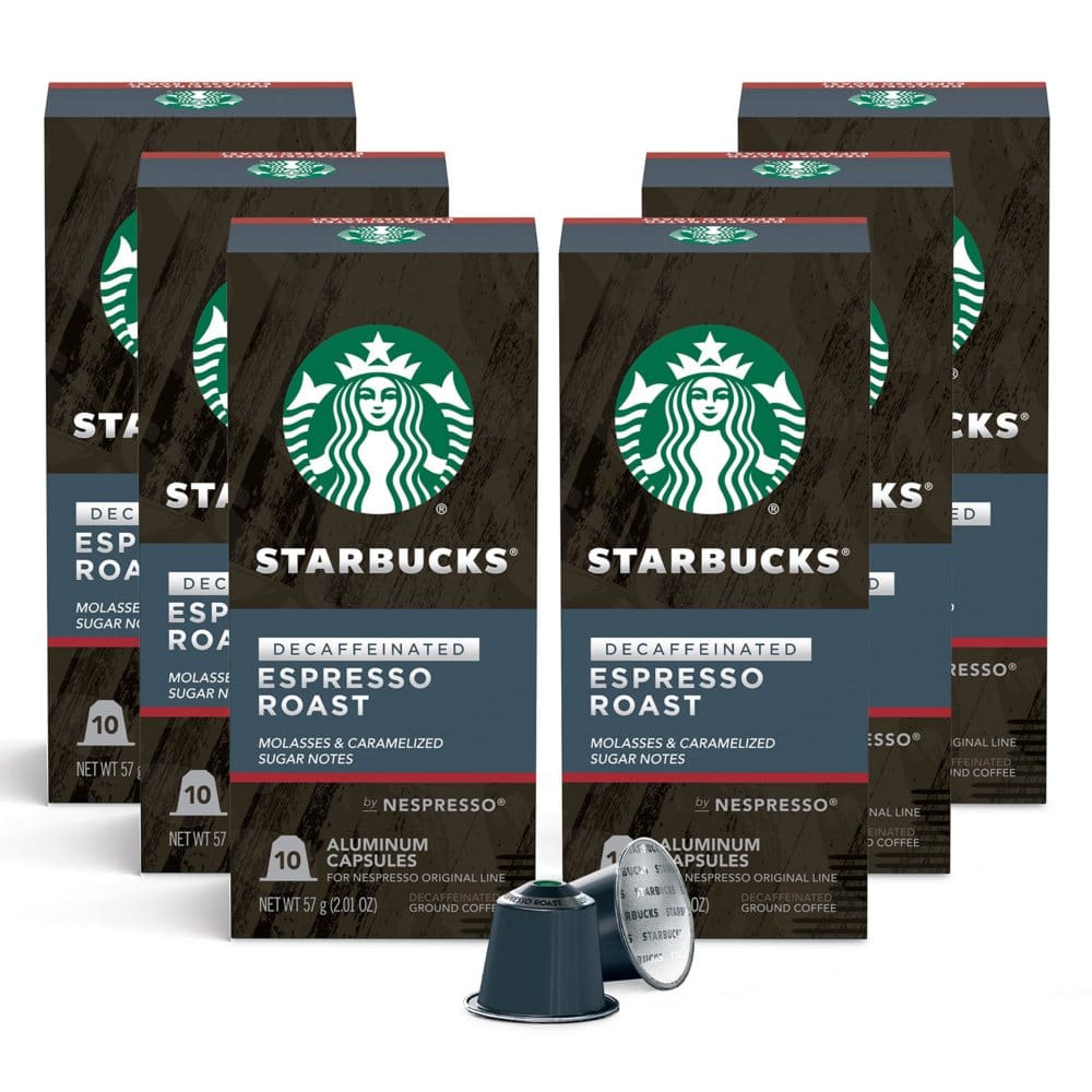 Starbucks by Nespresso Decaf Espresso Dark Roast (60 ct.) - K-Cups & Single Serve Coffee - Starbucks