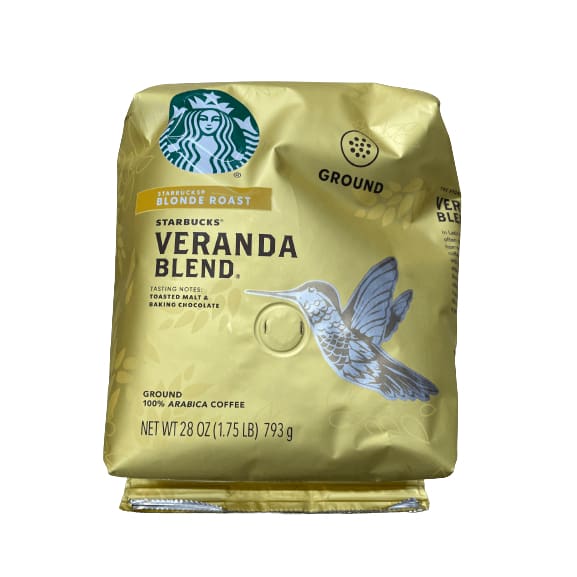 Starbucks Starbucks Veranda Blend, Ground Coffee, Starbucks Blonde Roast, 28 oz