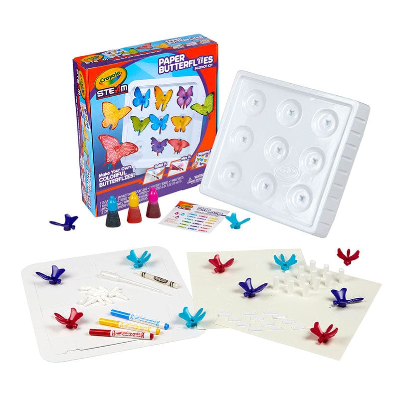 Steam Paper Butterflies Science Kit - Art & Craft Kits - Crayola LLC