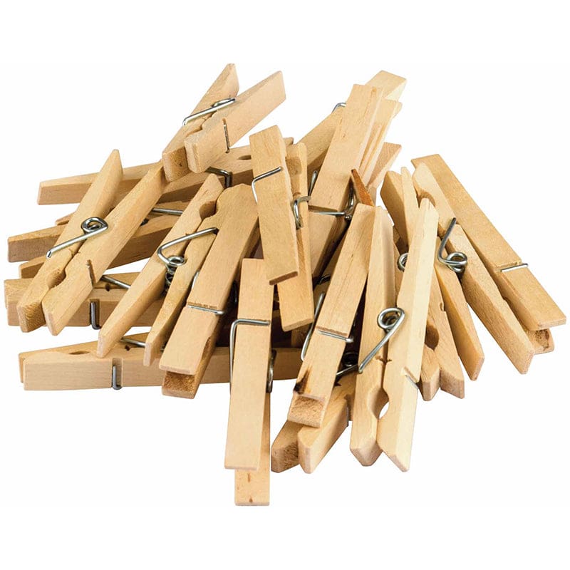 Stem Basics Clothespins 50 Ct (Pack of 6) - Clothes Pins - Teacher Created Resources