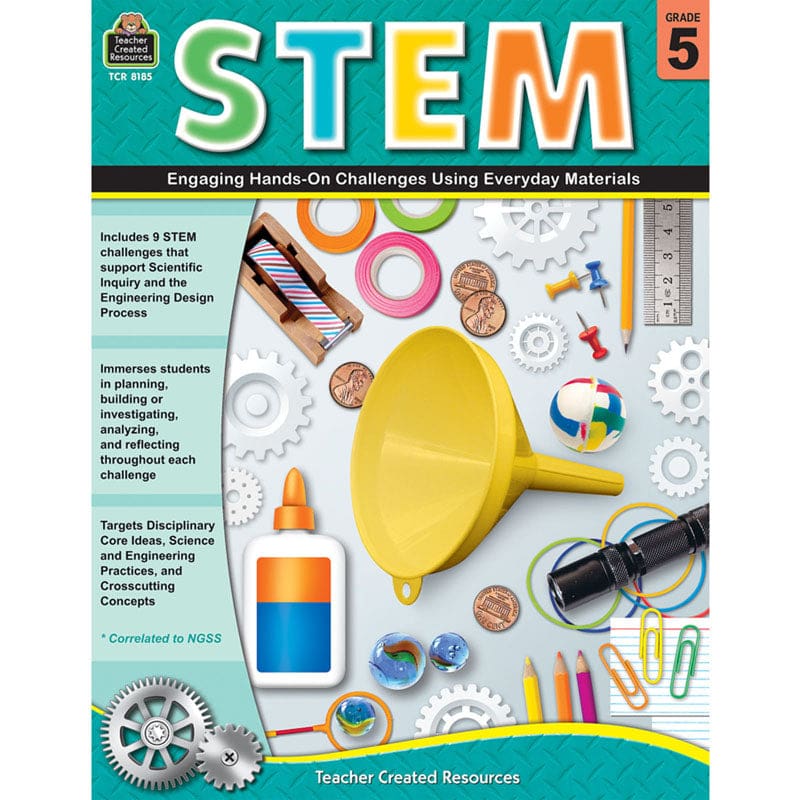 Stem Using Everyday Materials Gr 5 Engaging Hands-On Challenges (Pack of 3) - Activity Books & Kits - Teacher Created Resources