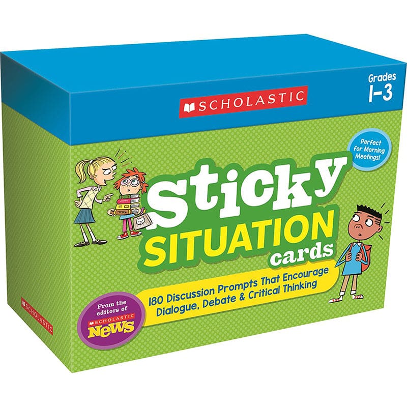 Sticky Situation Cards Grades 1-3 - Classroom Management - Scholastic Teaching Resources