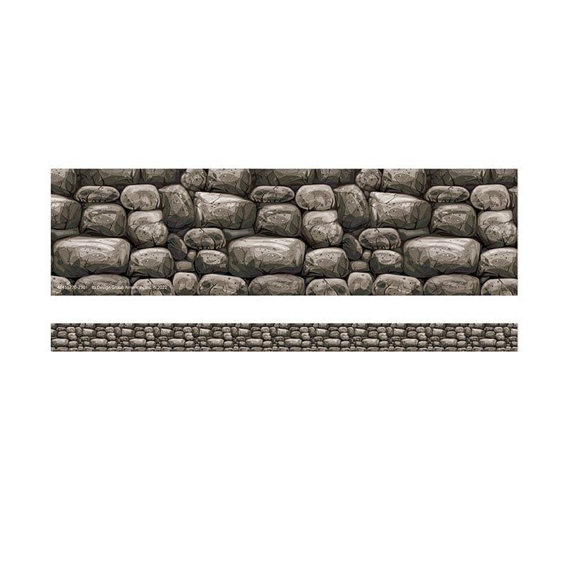 Stone Wall Deco Trim Curiosity Garden (Pack of 12) - Border/Trimmer - Eureka