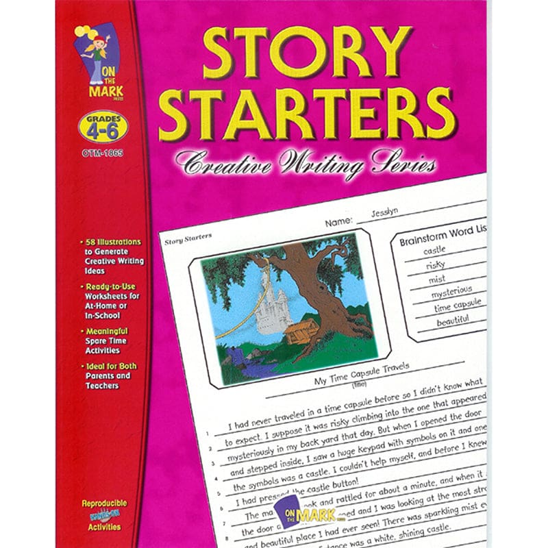 Story Starters Gr 4-6 (Pack of 6) - Writing Skills - On The Mark Press