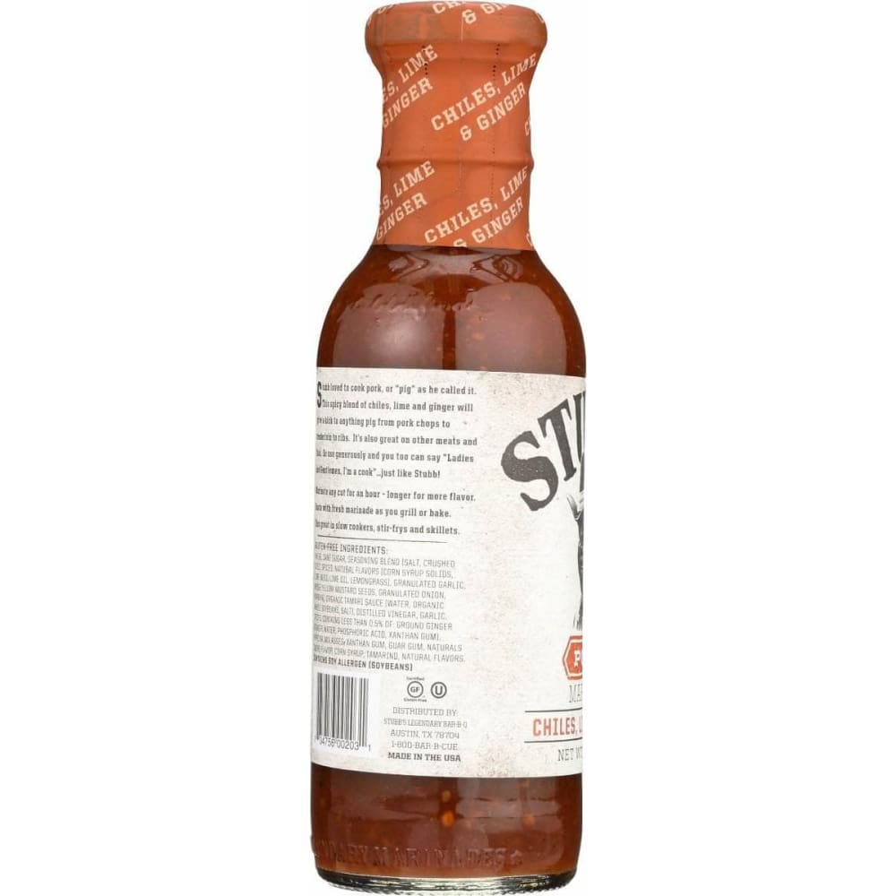 STUBBS Stubbs Chili Lime And Ginger Pork Marinade, 12 Oz