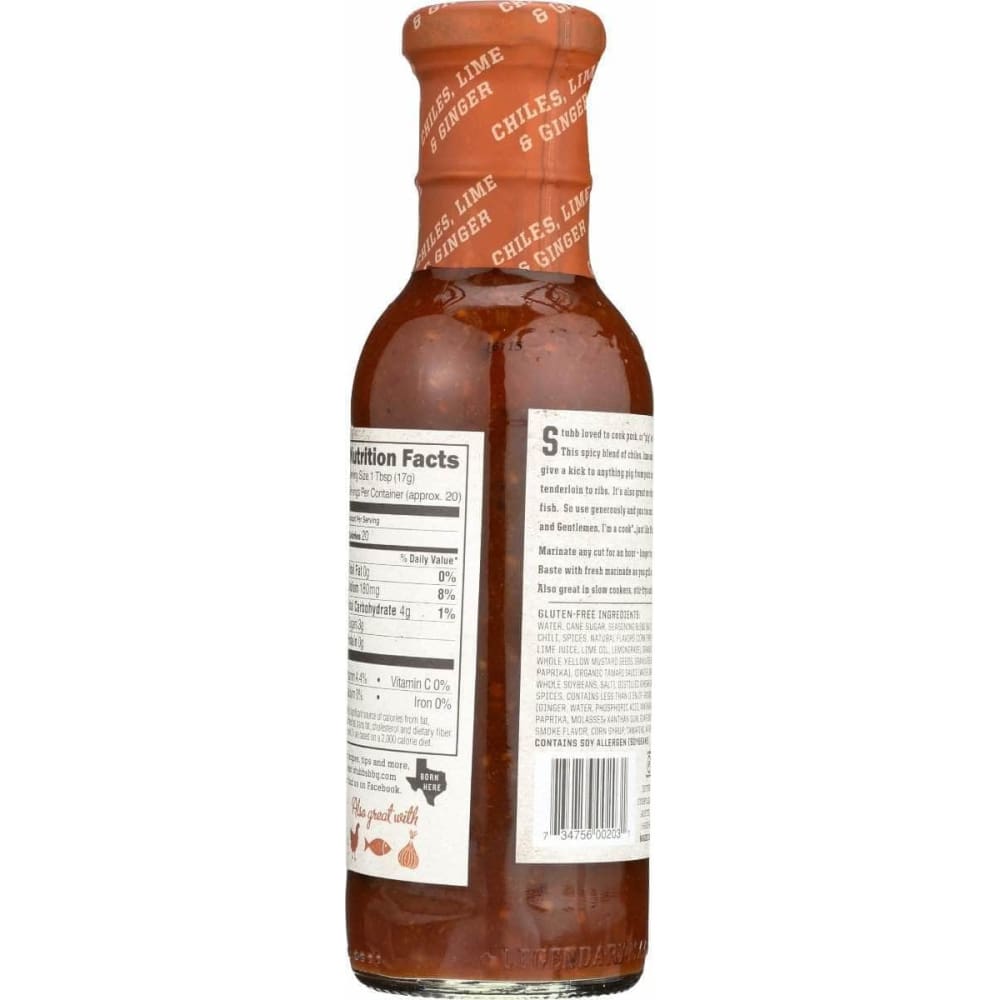 STUBBS Stubbs Chili Lime And Ginger Pork Marinade, 12 Oz