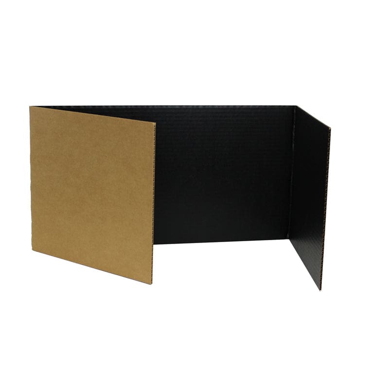 Study Carrel Black Corrugated 24/Pk - Wall Screens - Flipside