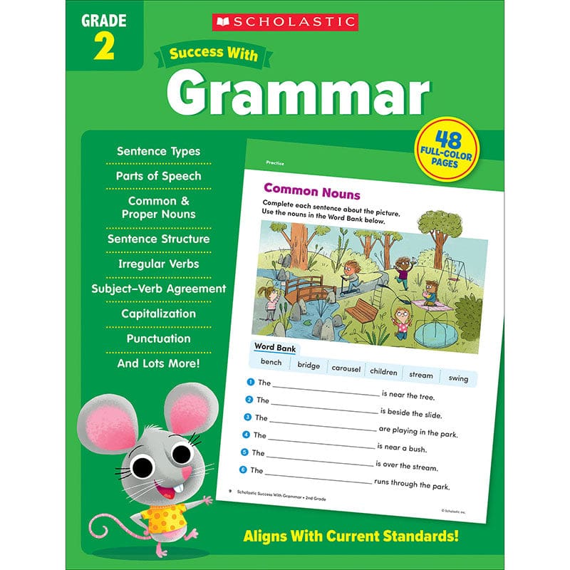 Success With Grammar Gr 2 (Pack of 8) - Grammar Skills - Scholastic Teaching Resources