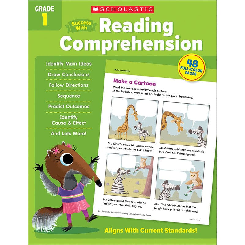 Success with Reading Comprehen Gr 1 (Pack of 8) - Comprehension - Scholastic Teaching Resources