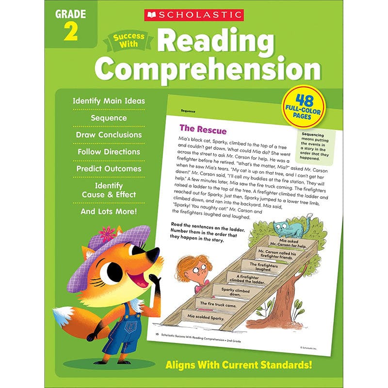 Success with Reading Comprehen Gr 2 (Pack of 8) - Comprehension - Scholastic Teaching Resources