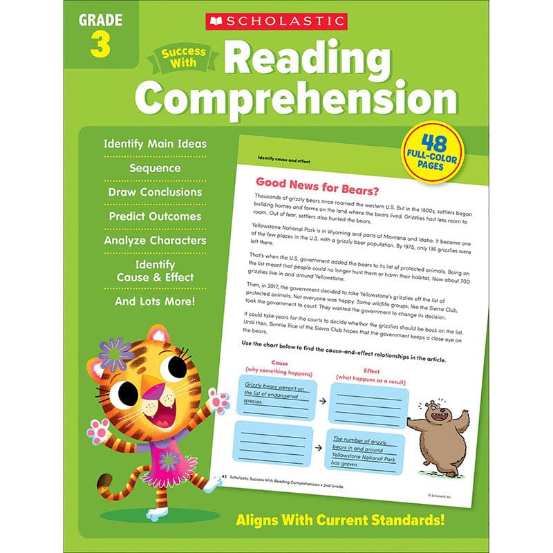 Success with Reading Comprehen Gr 3 (Pack of 8) - Comprehension - Scholastic Teaching Resources