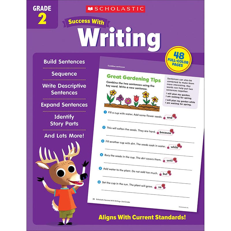 Success With Writing Gr 2 (Pack of 8) - Writing Skills - Scholastic Teaching Resources