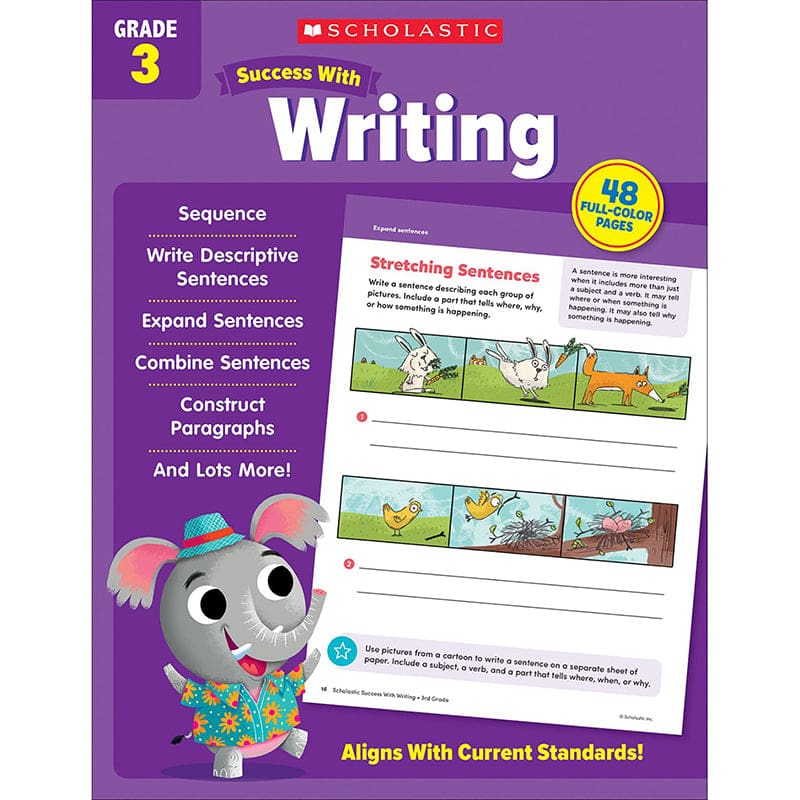 Success With Writing Gr 3 (Pack of 8) - Writing Skills - Scholastic Teaching Resources