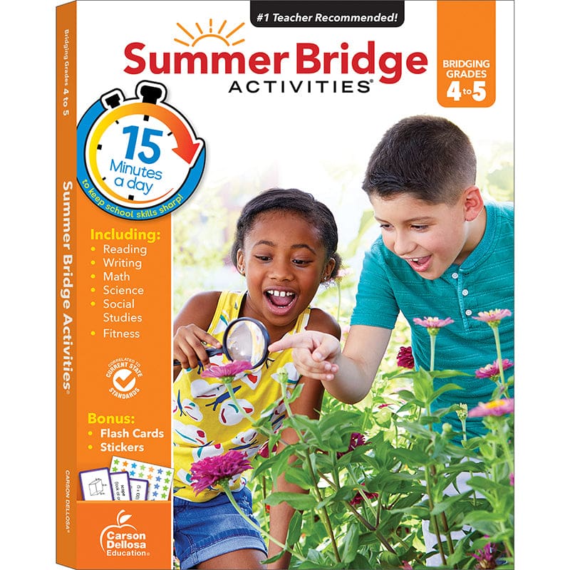 Summer Bridge Activities Gr 4-5 (Pack of 3) - Skill Builders - Carson Dellosa Education