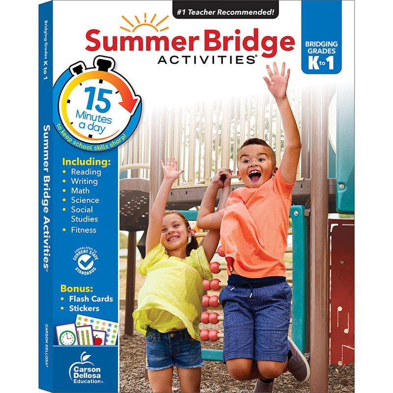 Summer Bridge Activities Gr K-1 (Pack of 3) - Skill Builders - Carson Dellosa Education