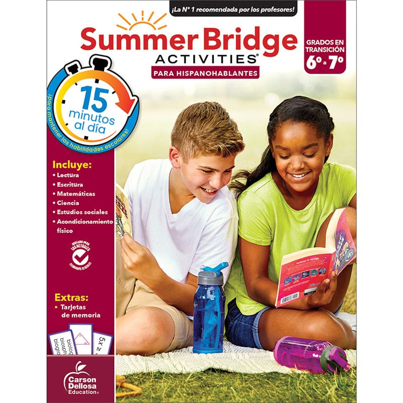 Summer Bridge Activitis Spanish 6-7 (Pack of 3) - Skill Builders - Carson Dellosa Education