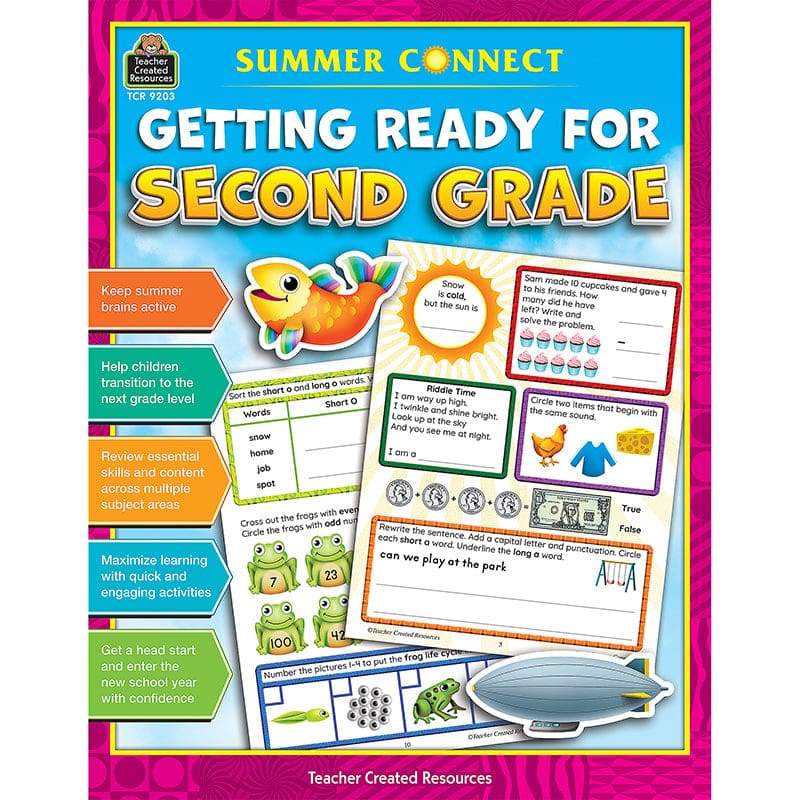 Summer Connect Getting Ready Gr 2 (Pack of 10) - Skill Builders - Teacher Created Resources