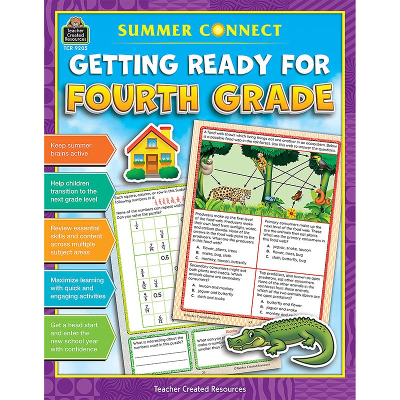 Summer Connect Getting Ready Gr 4 (Pack of 10) - Skill Builders - Teacher Created Resources