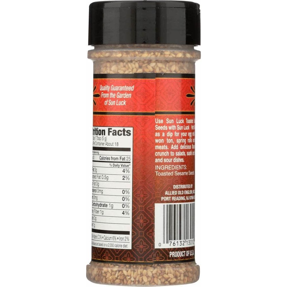 Sun Luck Sun Luck Toasted Sesame Seeds Seasoning, 3.25 oz