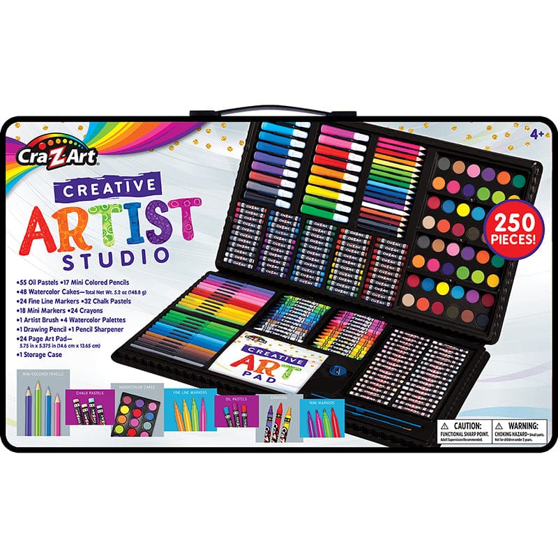 Super Art Set 250Pcs - Art & Craft Kits - Cra-z-art