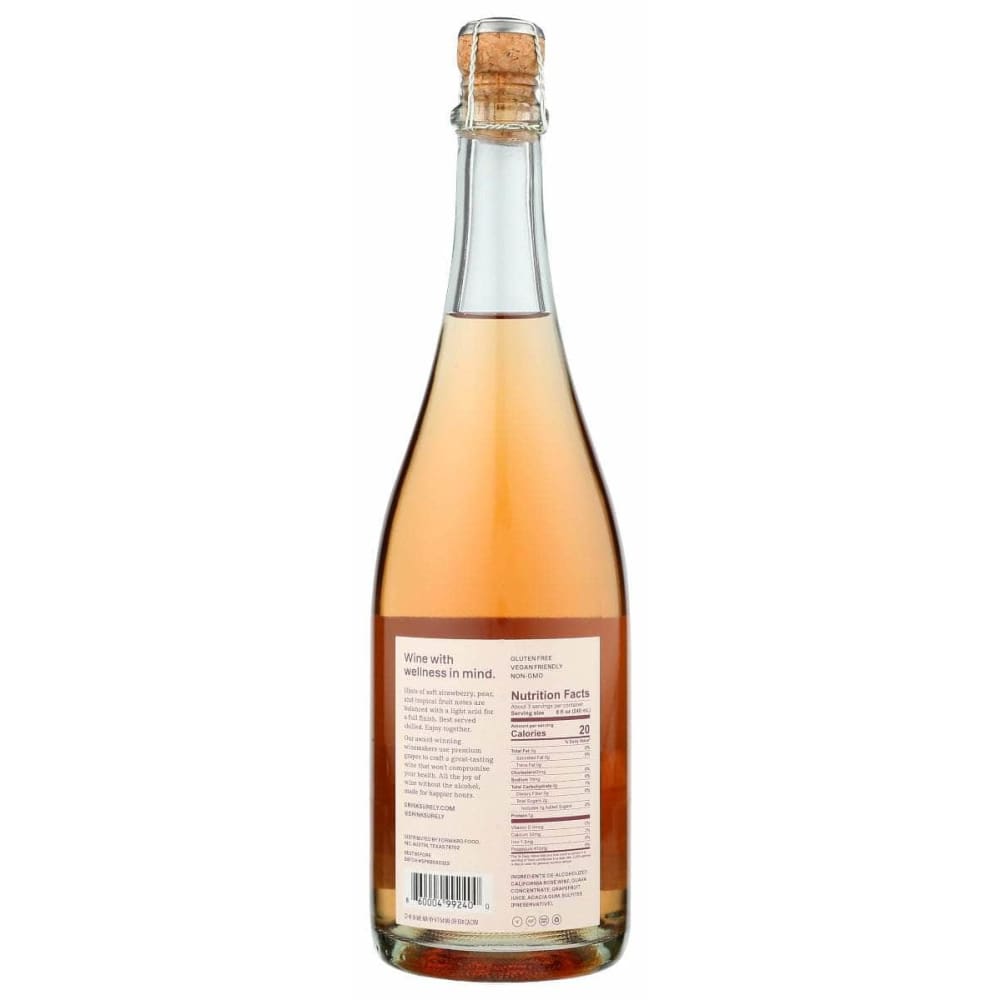 SURELY Grocery > Beverages SURELY: Non Alcoholic Sparkling Rose, 25.36 fo