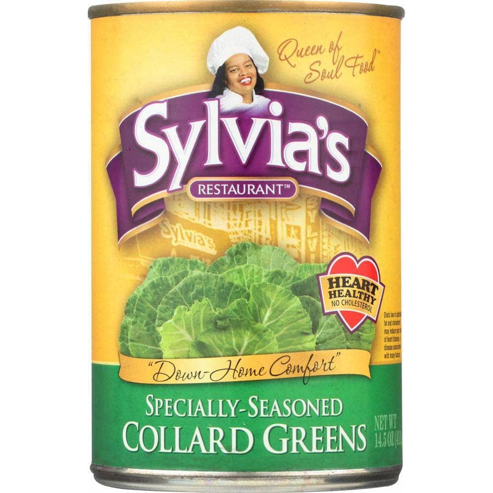 Sylvias Sylvias Specially Seasoned Collard Greens, 14.5 oz