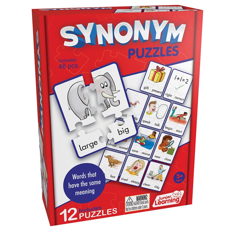 Synonym Puzzles (Pack of 6) - Language Arts - Junior Learning