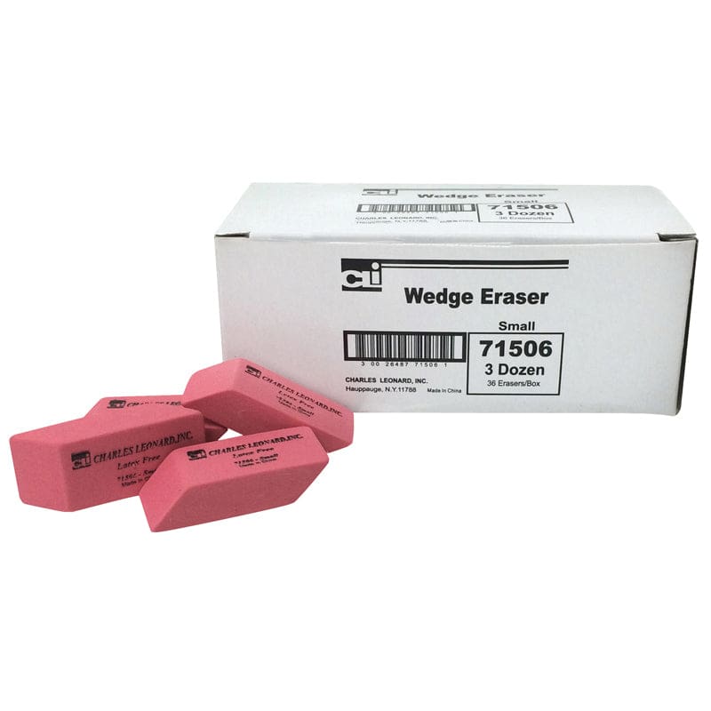 Synthetic Wedge Erasers Small 36/Bx (Pack of 10) - Erasers - Charles Leonard