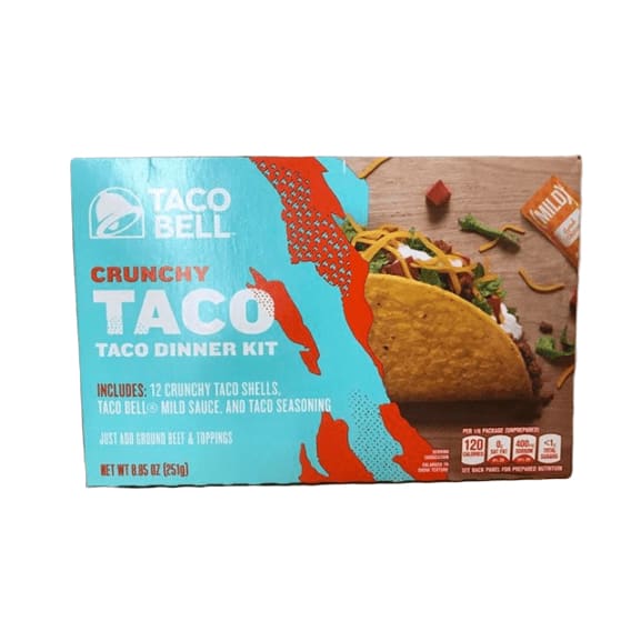 Taco Bell Crunchy Taco Dinner Kit, 8.85 oz - ShelHealth.Com