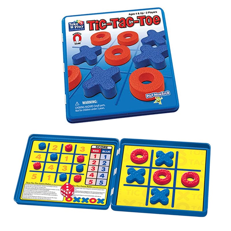 Take N Play Anywhere Games Tic Tac Toe (Pack of 6) - Classics - Playmonster LLC (patch)