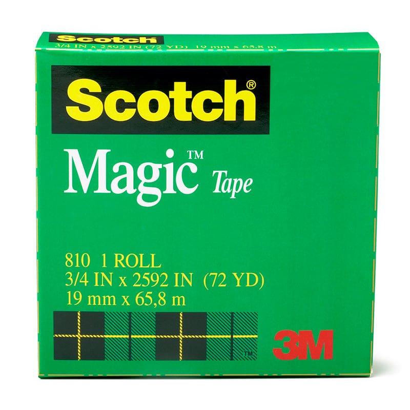 Tape Scotch Magic 3/4 X 36 Yds (Pack of 10) - Tape & Tape Dispensers - 3M Company