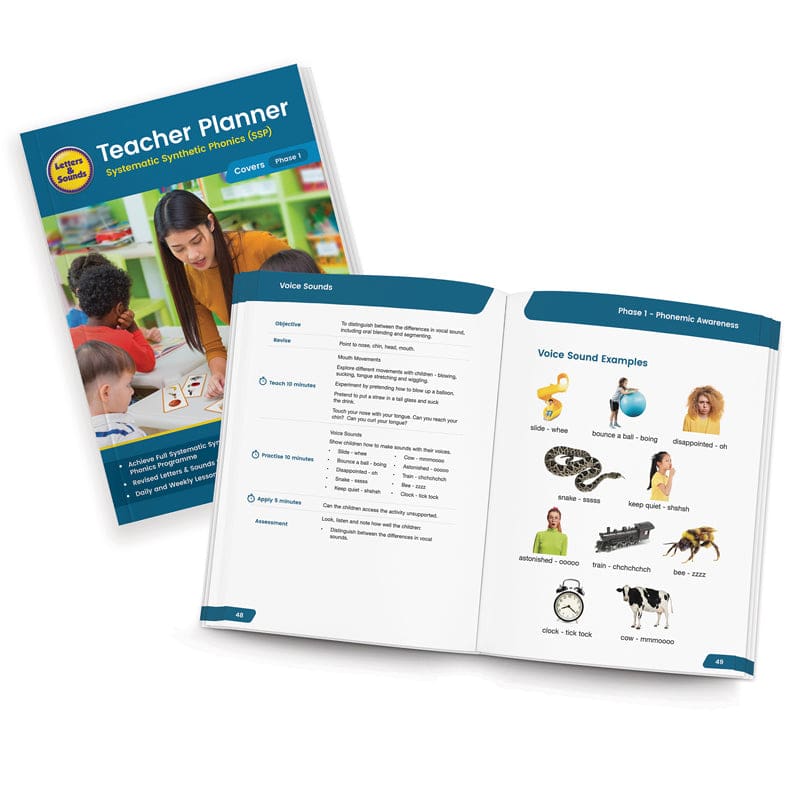 Teacher Planner Pre K Usa Version (New Item With Future Availability Date) - Phonics - Junior Learning