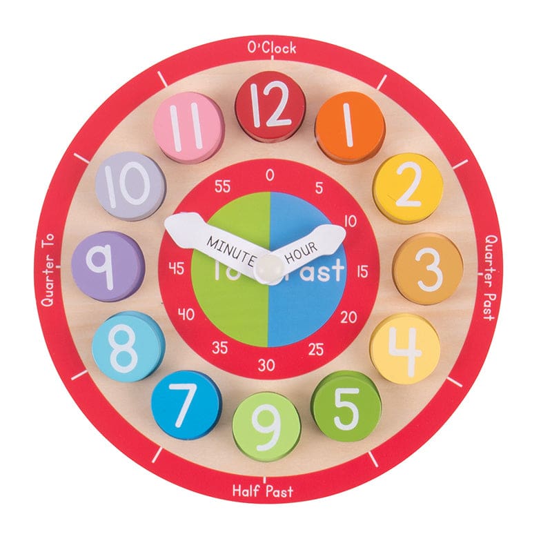 Teaching Clock (Pack of 2) - Time - Bigjigs Toys