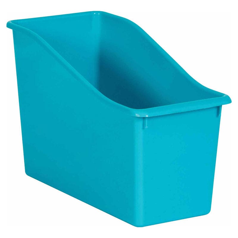 Teal Plastic Book Bin (Pack of 10) - Storage Containers - Teacher Created Resources